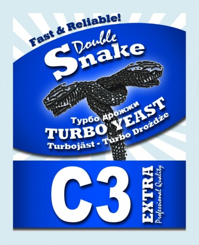 Отличные цены на Турбо дрожжи DoubleSnake C3 90гр в интернет-магазине www.absmarkt.ru и в пункте выдачи в Самаре. Заказать товары по телефону 8 (846) 205-04-02.