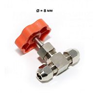 Отличные цены на Кран игольчатый, латунь 8мм в интернет-магазине www.absmarkt.ru и в пункте выдачи в Самаре. Заказать товары по телефону 8 (846) 205-04-02.