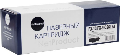 Картридж NetProduct (N-FX-10/9/Q2612A) для Canon i-Sensys MF4018/4120/4140/4150/4270, 2K