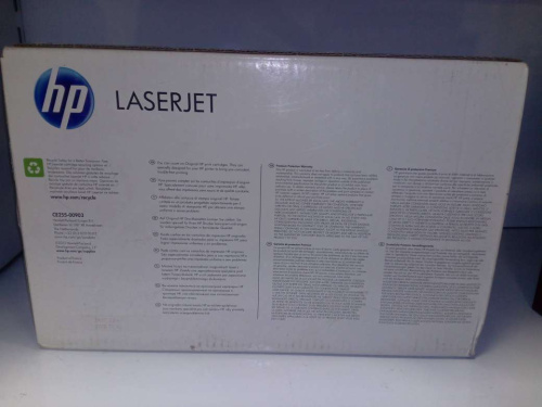 Картридж HP 55A лазерный (оригинальный, потертая упаковка) фото 2