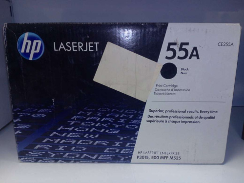 Картридж HP 55A лазерный (оригинальный, потертая упаковка)